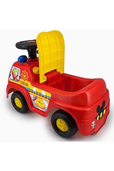 Kiddieland Disney Lights N' Sounds My First Mickey Fire Truck Ride-On