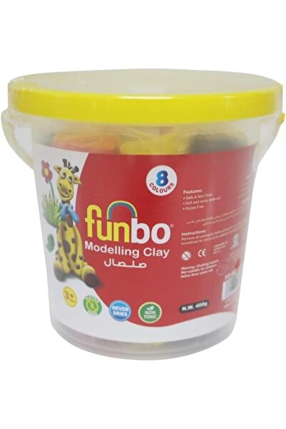 Funbo 8 Colors Modeling Clay Set, 700 g