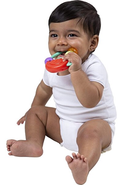 Playgro In My Garden Apple Rattle (PG4088217) - Sensory Baby Toy, 0+ Months