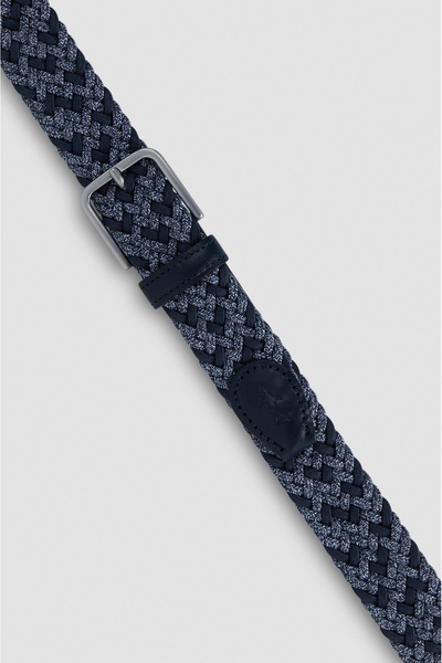 PAUL&SHARK Men's Woven Belt C.W. Elastic Fabric