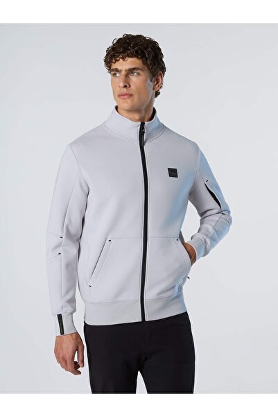 North Sails Dik Yaka Tam Fermuarlı Erkek Sweatshirt