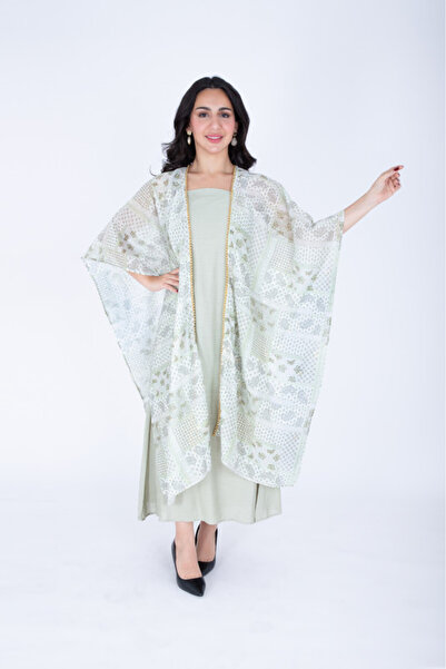 IKKXA Modern Shawl Design Short Jalabiya