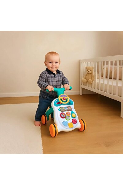 Playgro Steering Wheel Walker – Engaging Baby Toy for Development and Sensory Play, 0+ Months
