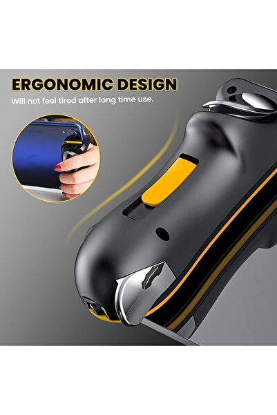 Generic PUBG Game Controller Trigger with Rapid Fire, 6 Fingers Compatibility for iPad, Tablet and Android