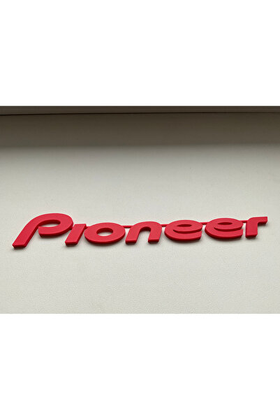 fly3d Pioner Kırmızı Logo Subwoofer Logo