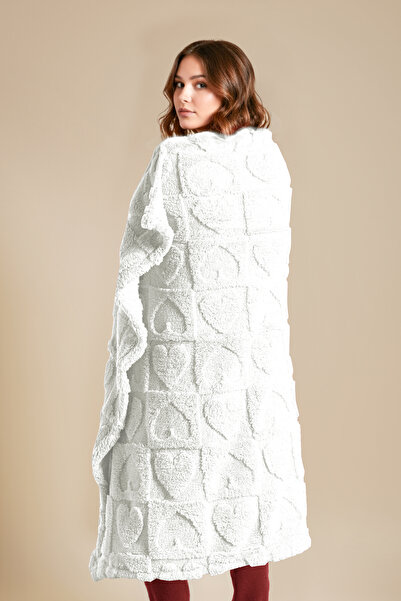 Noctiluca Amora Heart Pattern Wellsoft Tv Blanket 120X180 • Soft Warm Shawl - Sofa Cover