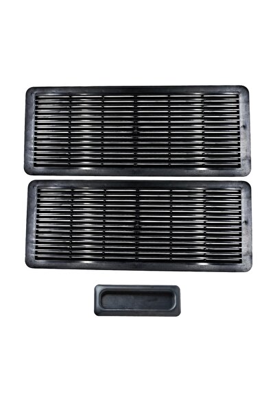 ALPHA AUTO PART Mercedes C Sınıf (W202-W203) için Sunroof Güneşlik El Tutamağı ve Izgara Seti -Siyah