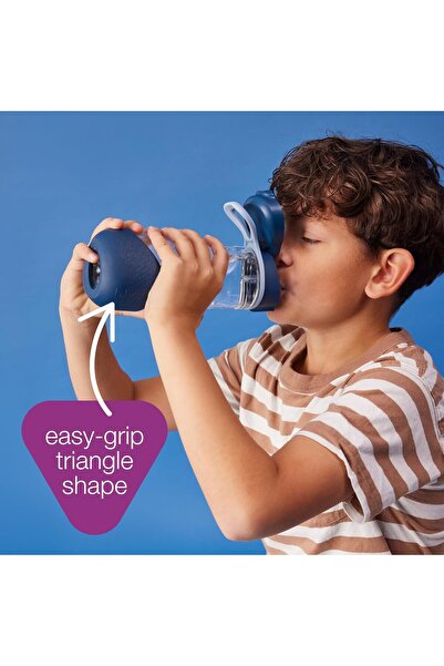 b.box 15 oz Sport Spout Bottle - Kids Water Bottle, Spill Proof, Tritan, BPA Free