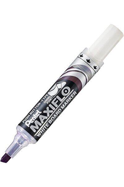Pentel Maxiflo Medium Chisel Tip White Board Marker, Violet