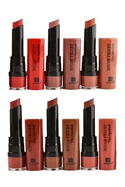 ROSE BERRYY أحمر شفاه جاف غير لامع برائحة التوت الوردي - 6 قطع