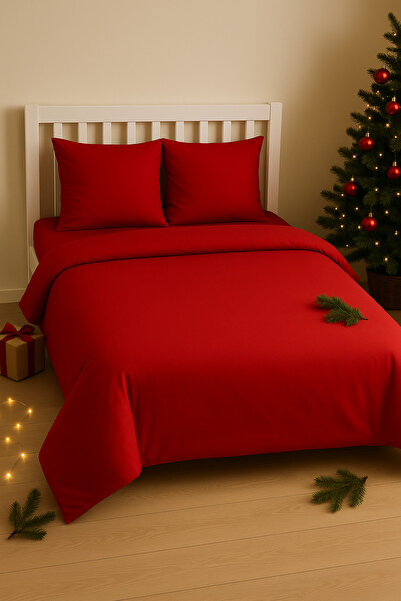Madame Home Christmas Special Red Duvet Cover Set |   Luxury, Stylish & Gift-Ready for the Holidays”