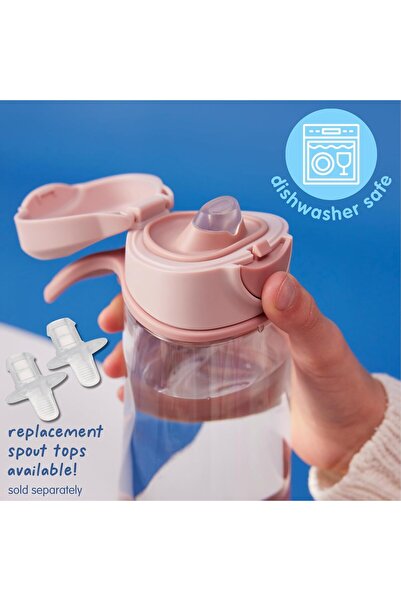 b.box 15 oz Sport Spout Bottle - Kids Water Bottle, Spill Proof, Tritan, BPA Free