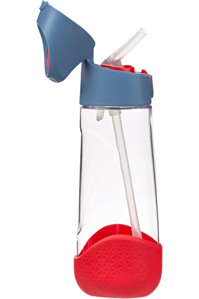b.box 500548 Tritan Drink Bottle, 23.9 fl oz (600 ml), Blue Blaze