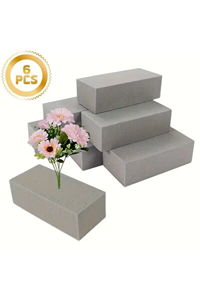 ORCHID Gray foam trays - for floral arrangements and bridal bouquets - 6 luxury pieces