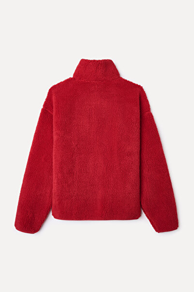 Mudo Oversized Plush Bomber Jacket