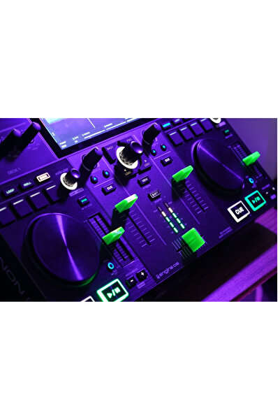 fly3d DJ Mixer Düğmesi Yeşil 1 Adet - Numark Denon Pioner Rain