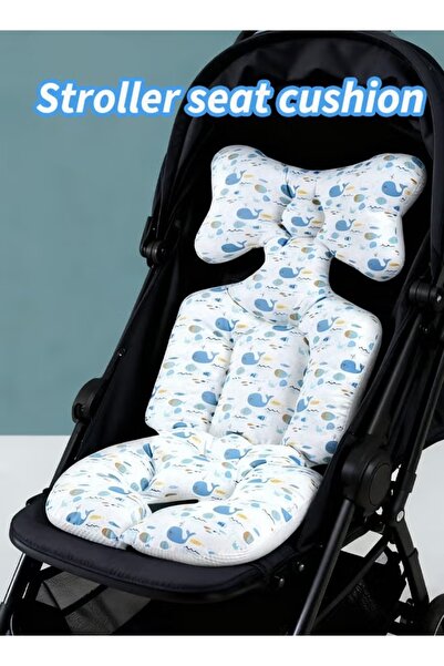 Generic Baby Stroller Cushion Seat Pad Stroller Seat Liner 3D Mesh Pram Pushchair Seat Liners Universal