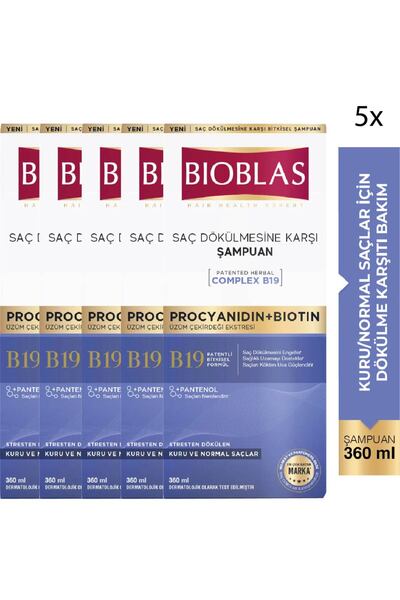 Bioblas Procyanıdın & Biotin Dökülen Saçlar için Anti Stres Şampuanı 360 ml -...