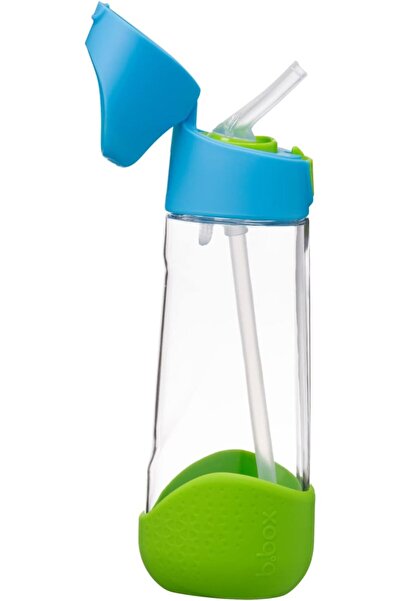 b.box 600 ml Tritan Triangle Drink Bottle with Push Button Lid (Ocean Breeze)