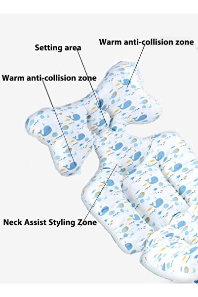 Generic Baby Stroller Cushion Seat Pad Stroller Seat Liner 3D Mesh Pram Pushchair Seat Liners Universal
