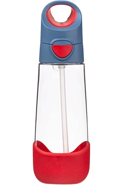 b.box 500548 Tritan Drink Bottle, 23.9 fl oz (600 ml), Blue Blaze