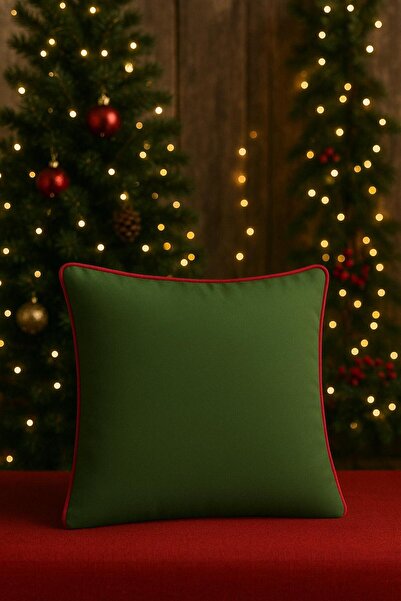 Ases Design قماش البط - 45 × 45 - لون سادة - بسحاب مخفي - حواف أسطوانية - غطا...