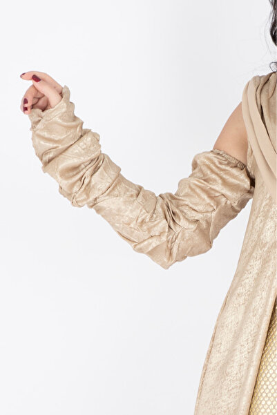 IKKXA Modern 2 piece Cold Shoulder shimmer Fabric Outfit