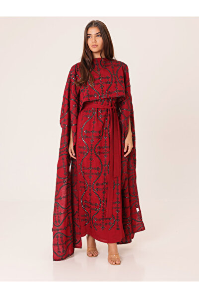 IKKXA Geometric Luxury Embroidered Jalabiya