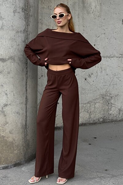 VAGGON Two Thread Wide Neck Sa Relaxed Fit Kili Set