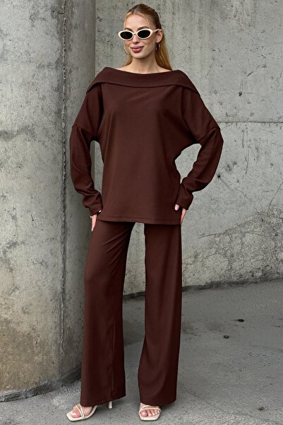 VAGGON Two Thread Wide Neck Sa Relaxed Fit Kili Set