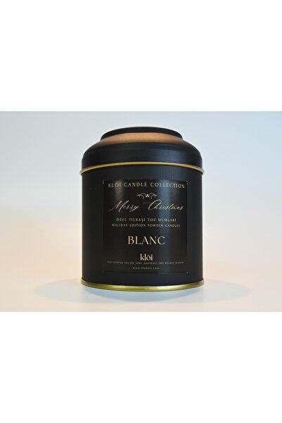 The Klōi Blanc - Toz Mum | Özel Yılbaşı Koleksiyonu | El Yapımı Doğal Mum