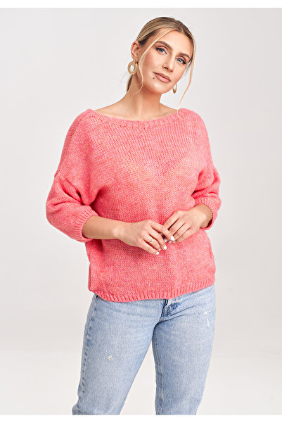 Figl Women's sweater with 3/4 sleeves, coral color M993, size Universal