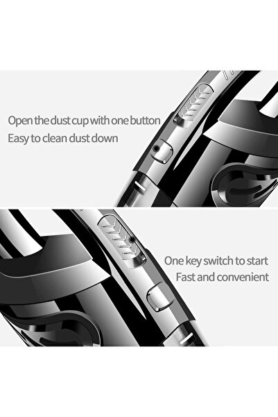 Generic Handheld Vacuum Cleaner, 3.2KPa Strong Cyclone Suction, Home Handheld Vacuum Wet Dry Dual Use