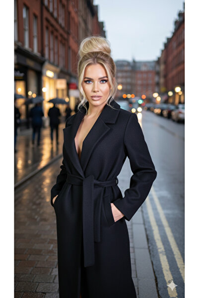 Aydan Stauder Boutique SİYAH KAŞE KABAN