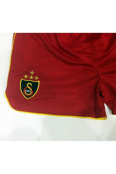 Galatasaray Original Licensed Jersey Children's Shorts Red Yellow