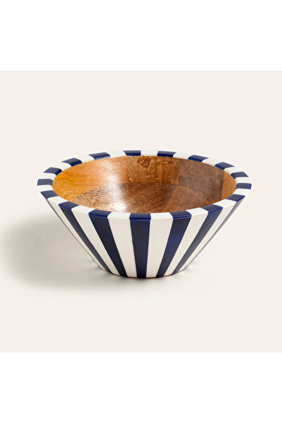 Zsa Zsa Zsu Nohar Mango Ağacı - Reçine Kase 18x18x8 Cm Mavi