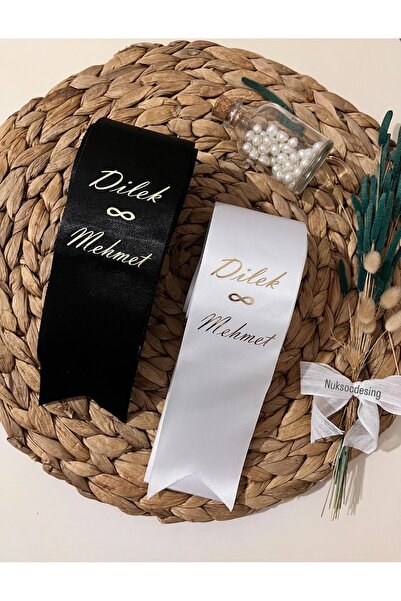 nuksoc Söz Nişan Düğün Nikah Gelin Damat Takı Kurdelesi