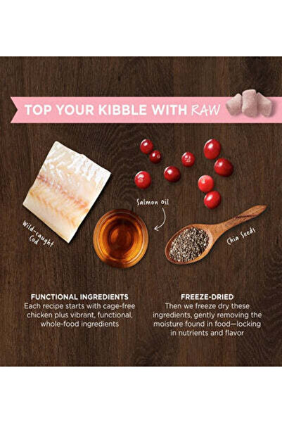 INSTINCT Raw Boost Mixers Skin & Coat Health Freeze-Dried Dog Food Topper