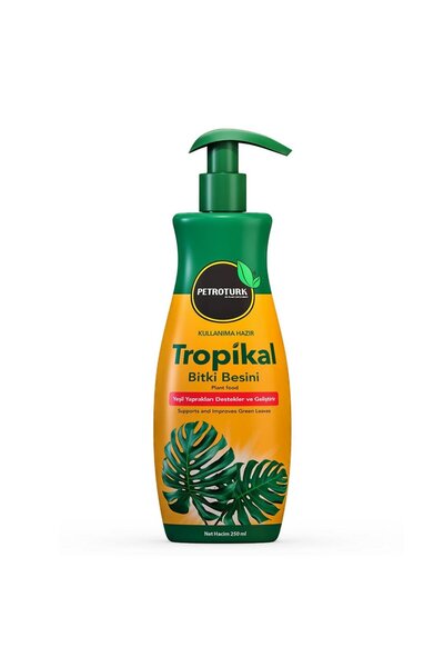 Petroturk Tropikal Bitkiler İçin Sıvı Besin 250 ml - Egzotik Bitki ve Palmiye...