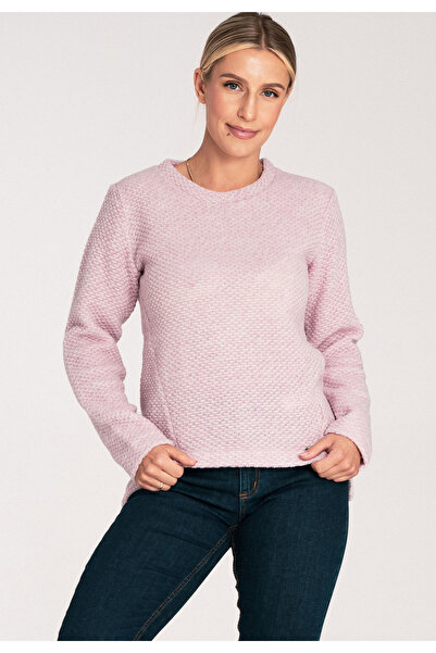 Figl Printed sweatshirt - wool sweater - pink sweater M1044 size L