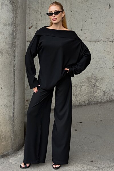 VAGGON Two Thread Wide Neck Sa Relaxed Fit Kili Set