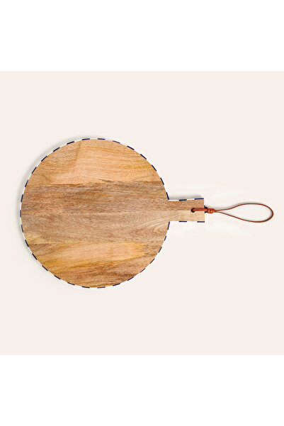 Zsa Zsa Zsu Nohar Mango Ağacı Sunum Tahtası 39x32x1 Cm Mavi