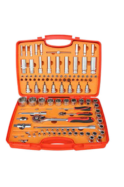 Rico 006-RC1011 110PC 1/2” & 1/4” 6 Köşe Lokma Takımı