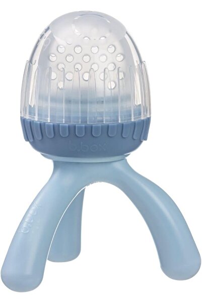 b.box Silicone Fresh Food Feeder, Tripod Design, Lullaby Blue