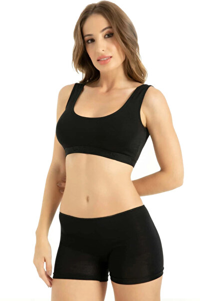 HRN Textile 2 Pack Bamboo Women's Boxer Briefs (Q-En 901)