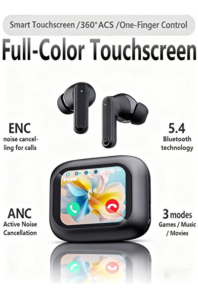 OEM True Wireless Earbuds: Bluetooth 5.4, ENC, IPX6 waterproof, touch control, lightweight