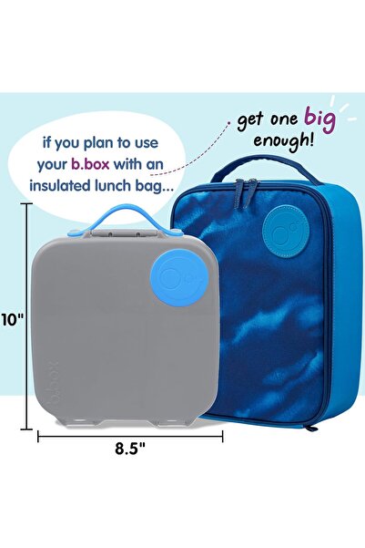 b.box Lunchbox - blue slate