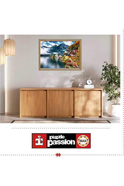 EDUCA - Hallstatt, Austria - 1500-piece jigsaw puzzle (includes puzzle glue) 33.5 x 23.6 in, 14+