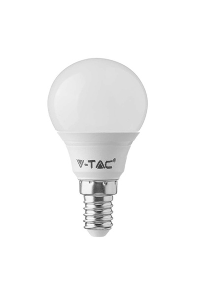 V-TAC Λάμπα LED P45 E14 4.5w Θερμό Λευκό, Samsung Chip