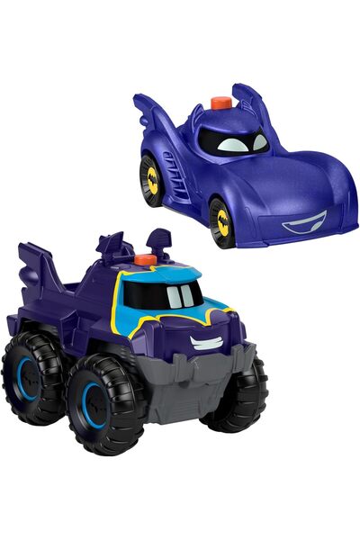 Generic Fisher-Price Batwheels Light-Up Cars Set (HML25) - Multi-Color